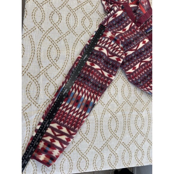 PATAGONIA Synchilla Lightweight Kuta Klash Aztec Snap-T Fleece Pullover Large - Picture 14 of 14